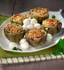 Carciofi romani gratinati