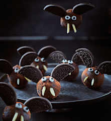 Kürbis-Erdnuss-Fledermäuse