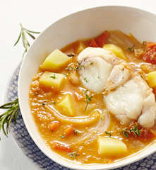 Rape a la provenzal (Lotte à la provençale)