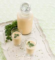 Gaspacho de grão e cominhos