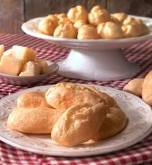 Eclairs e bignè al formaggio (senza glutine)