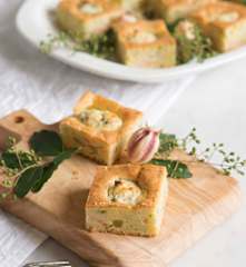 Cuadraditos de salmón