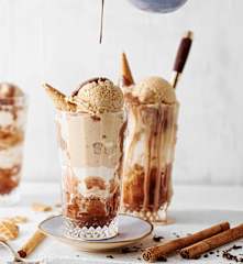 Chai latte parfait