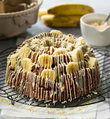 Bizcochón de plátano y gofio