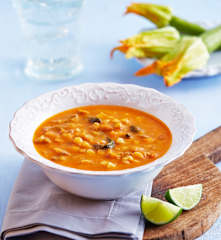 Sopa de flor de calabaza
