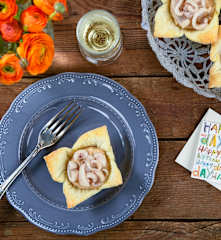 Cestini di seppioline e vellutata di cannellini