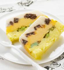 Bûche glacée exotique