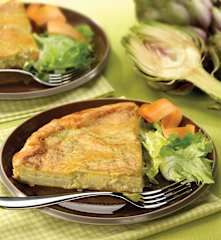 Quiche salata ai carciofi