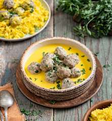 Pulpety drobiowe w sosie dyniowym