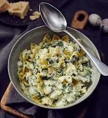 Spinat-Kabeljau-Farfalle