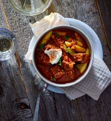 Ungarisches Paprikagulasch