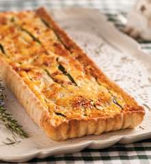 Quiche de curgete e atum