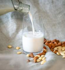 Bebida de amêndoa "zero waste"