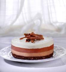 Torta alle 3 mousse