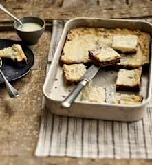 Bolo de chocolate e coco