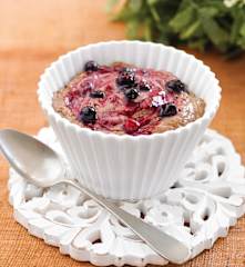 Mousse after eight com frutos silvestres