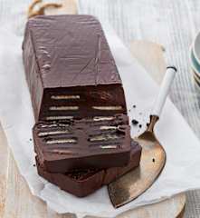 Kalter Hund mit Schoko-Vanille-Keksen