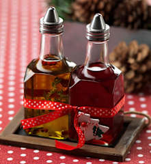 Azeite e vinagre aromatizados