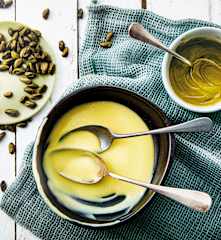 Crème pâtissière à la pistache