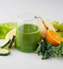 Smoothie de frutas y verduras