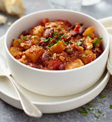 Wegańskie "chili con carne"