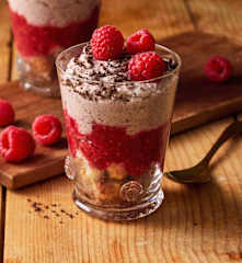 Schoko-Himbeer-Trifle