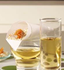 Pintxo de polvo de queso Idiazábal