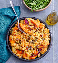 Crumble épicé de légumes