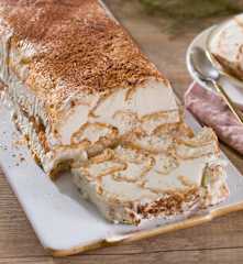 Semifrío de Licor 43 Orochata con fartons