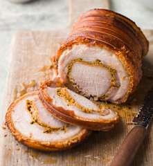 Porchetta with Orange, Fennel, Chilli and Sage - Porchetta agrumata con finocchio, peperoncino e salvia
