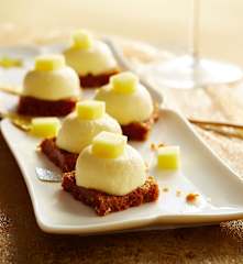 Mignardises à la mousse de fruit