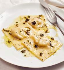 Steinpilz-Ravioli