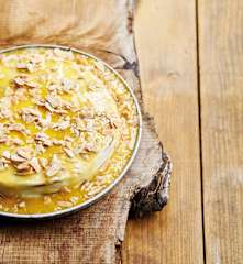 Semifrio de bolacha e ovos