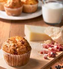 Muffins au lard