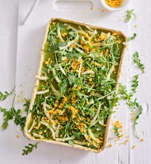 Quiche com massa de abacate e recheio de ervilhas - TM5