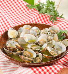 Palourdes au cidre