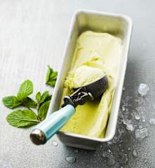 Glace à la menthe