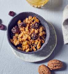 Walnuss-Cranberry-Topping