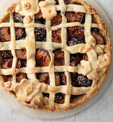 Plum Lattice Tart