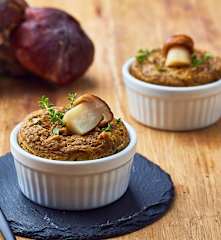 Soufflé ai funghi e formaggi a Varoma