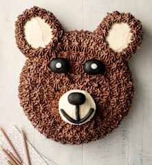 Bear Face Cake