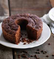 Torta noci e caffé al vapore