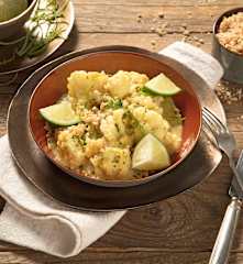 Limetten-Karfiol-Curry mit Bohnen