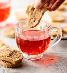 Tisane et biscotti