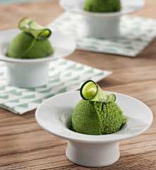 Sorbete dulce de pepino