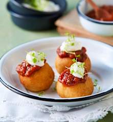 Bolitas de plátano macho