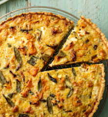 Butternut Squash, Sage and Hazelnut Tart