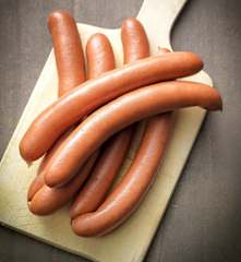 Steamed Frankfurter Sausages