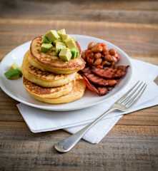 Buttermilk corn cakes