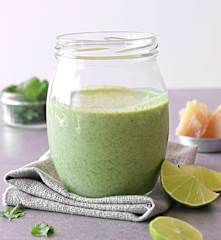 Aderezo de parmesano y cilantro